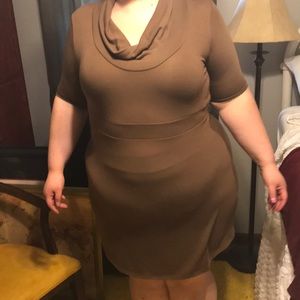 Brown sweater dress size 2XL